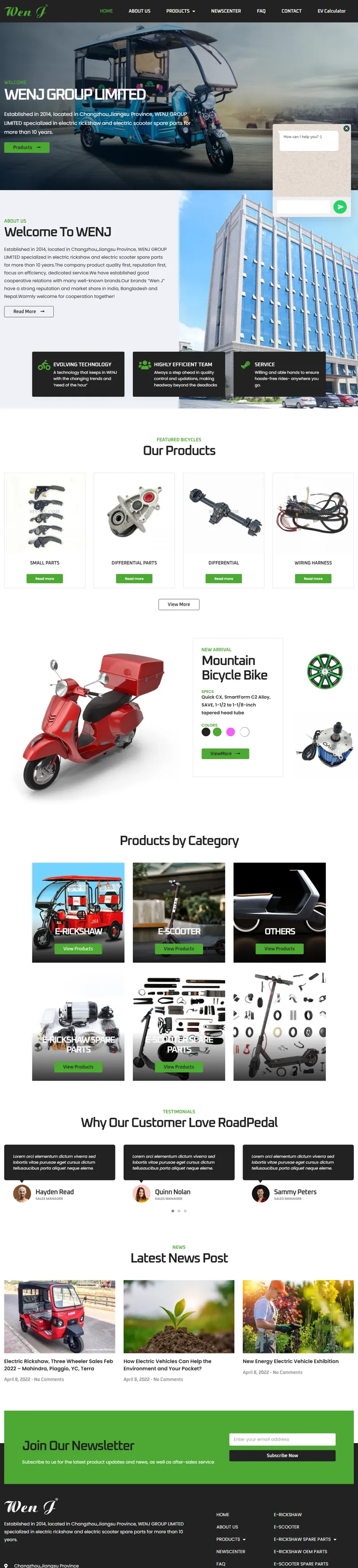 Electric rickshaw – Electric scooter – Spare parts – Just another WordPress site 網頁長截圖
