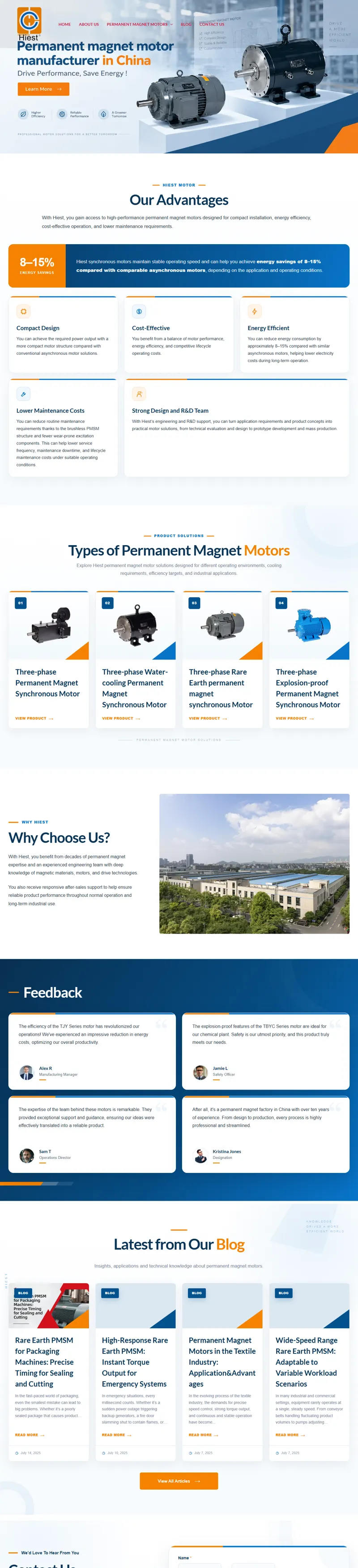 Permanent Magnet Motor Supplier In China - JYMAGTECH 網頁長截圖