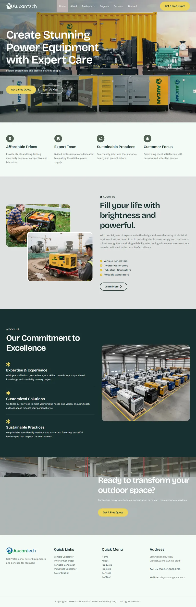 Vehicle Generators,Inverter Generators,Diesel Generators Over 26 Years!! – Commercial and Homeuse Generators,Power Station on Sale! 網頁長截圖