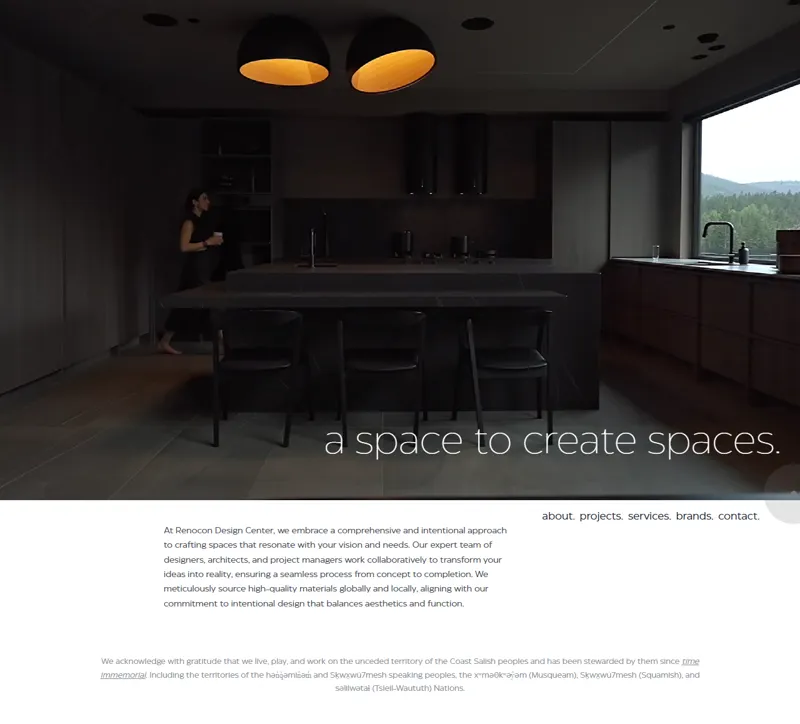 Renocon Design Center – Interior Design | Design Center Showroom | Project Management | Glocal Products | Materials | Installations 網頁長截圖